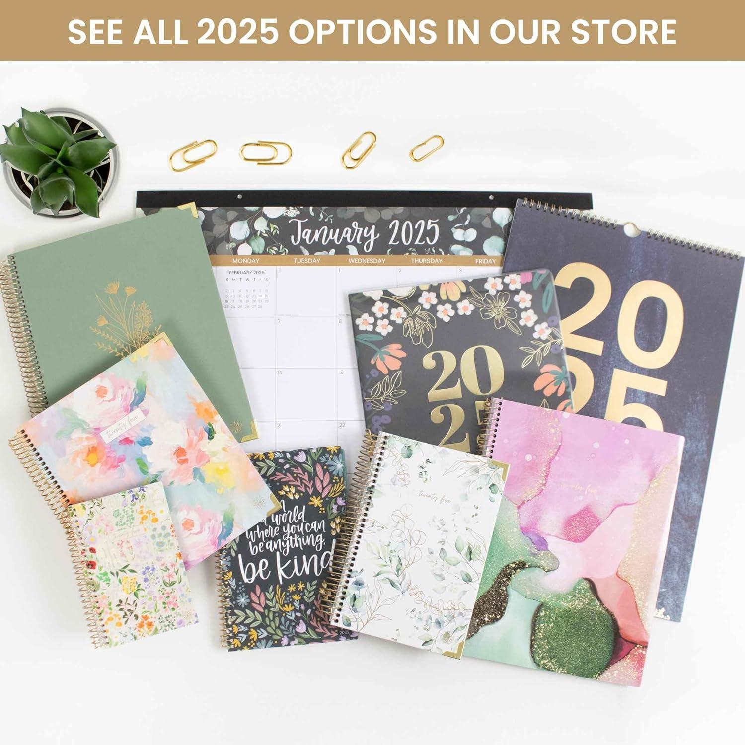 image:imagebloom daily planners 2025 Planner Calendar Year Day Planner January 2025 December 2025 55 x 825 WeeklyMonthly Agenda Organizer Book with Stickers amp Bookmark Garden Party BeigeBeige 2025