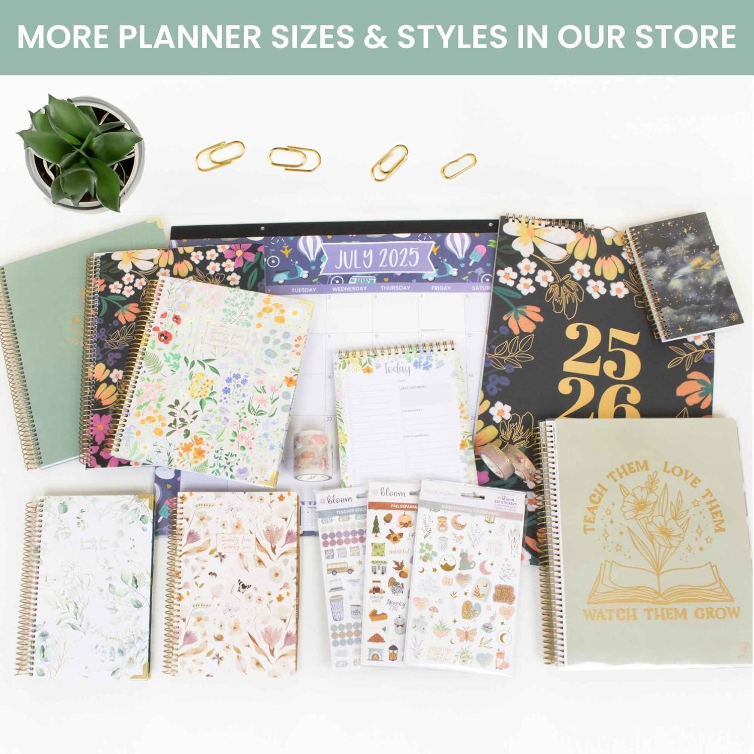image:imagebloom daily planners 20252026 Academic Year Pocket Planner July 2025 July 2026 4 x 6 MINI Weekly Monthly Agenda Organizer amp Calendar Book Ocean Oasis