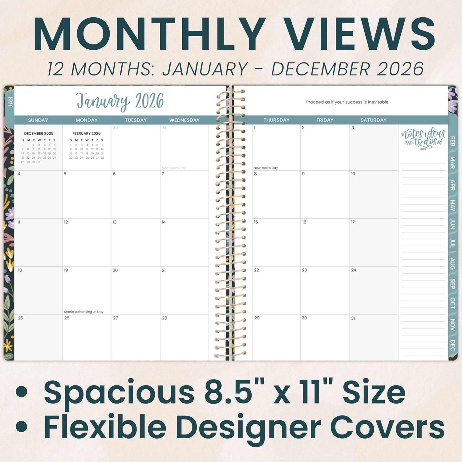 image:imagebloom daily planners 2026 Pocket Planner 4 x 6 January 2026 December 2026 MINI WeeklyMonthly Agenda Organizer amp Calendar Book Wildflower MountainsideBe Kind