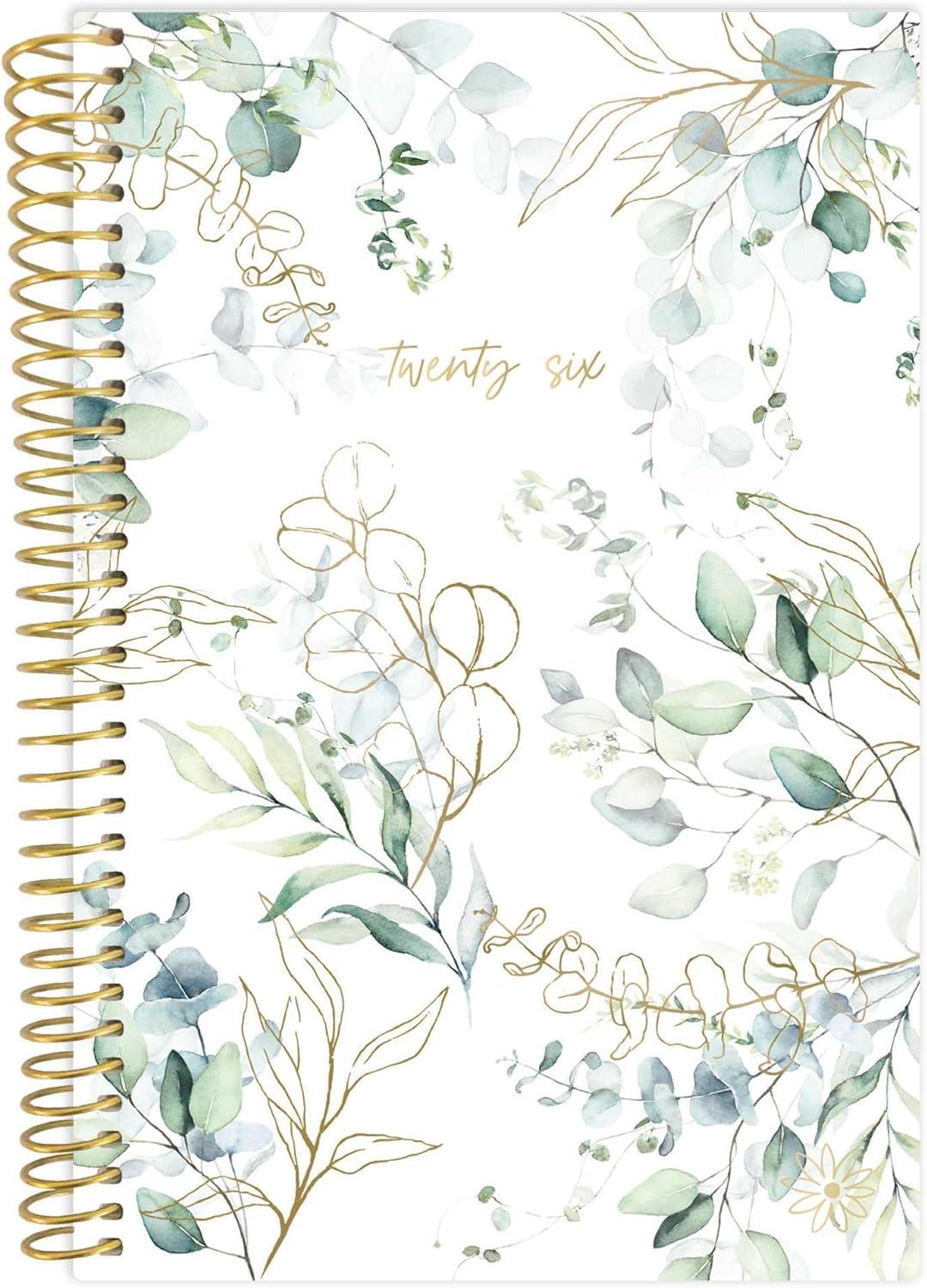 image:imagebloom daily planners 2026 Pocket Planner 4 x 6 January 2026 December 2026 MINI WeeklyMonthly Agenda Organizer amp Calendar Book Wildflower MountainsideWhite Eucalyptus