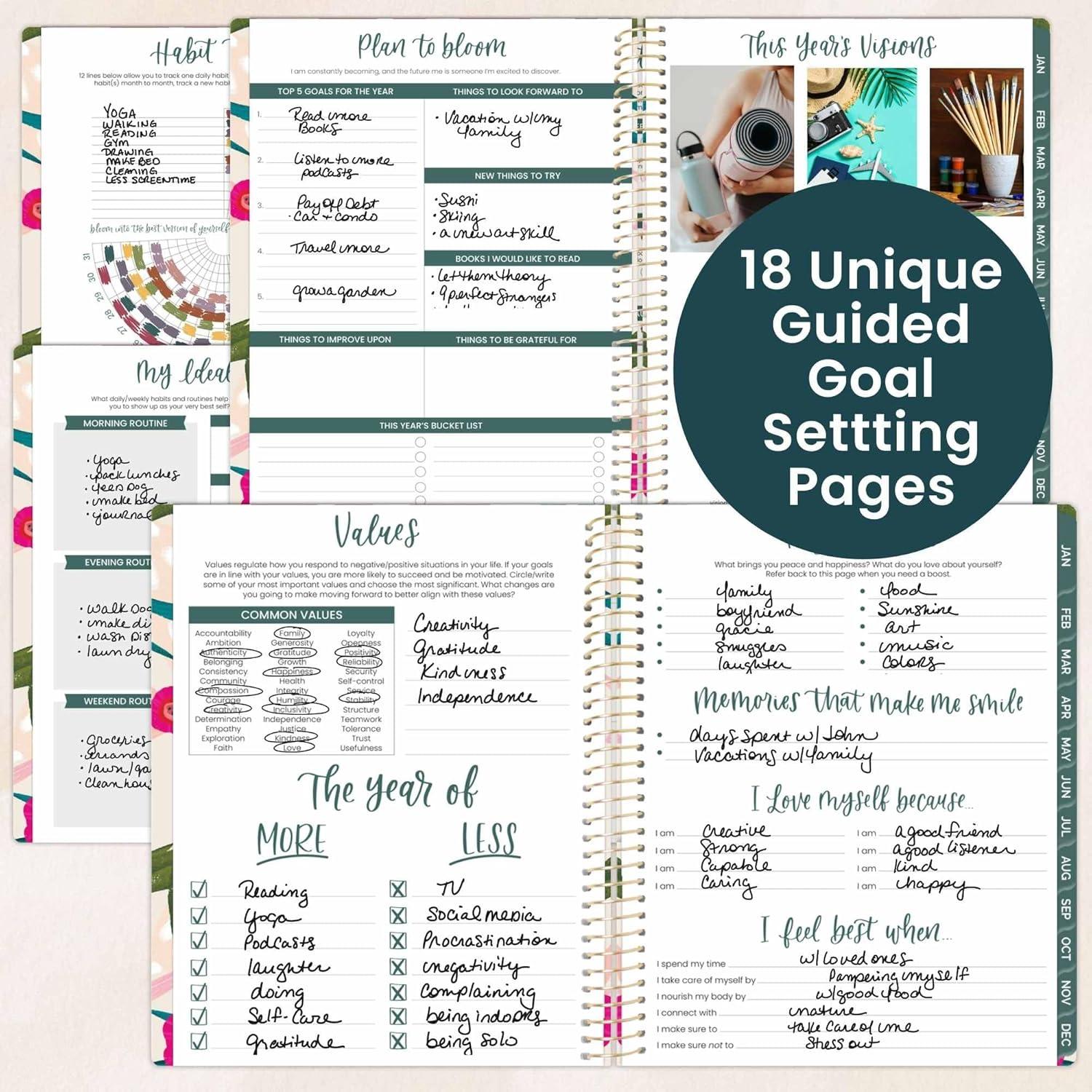 image:imagebloom daily planners 2026 Pocket Planner 4 x 6 January 2026 December 2026 MINI WeeklyMonthly Agenda Organizer amp Calendar Book Wildflower MountainsidePink Poppies