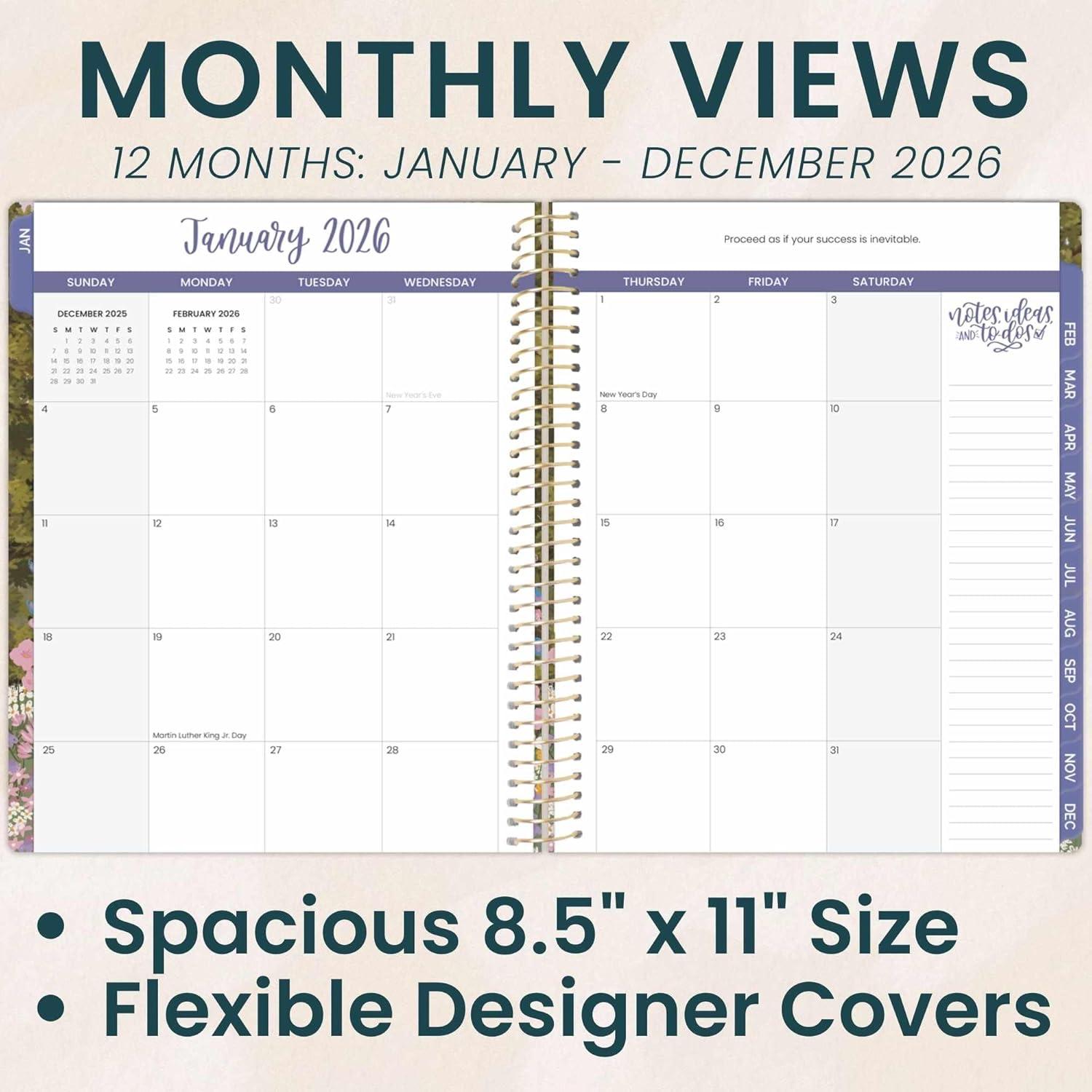 image:imagebloom daily planners 2026 Pocket Planner 4 x 6 January 2026 December 2026 MINI WeeklyMonthly Agenda Organizer amp Calendar Book Wildflower MountainsideWildflower Mountainside