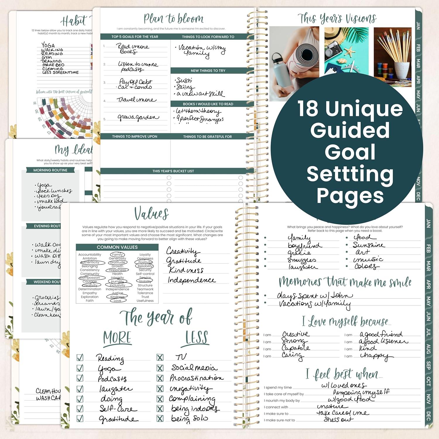 image:imagebloom daily planners 2026 Pocket Planner 4 x 6 January 2026 December 2026 MINI WeeklyMonthly Agenda Organizer amp Calendar Book Wildflower MountainsideBeige Bouquet
