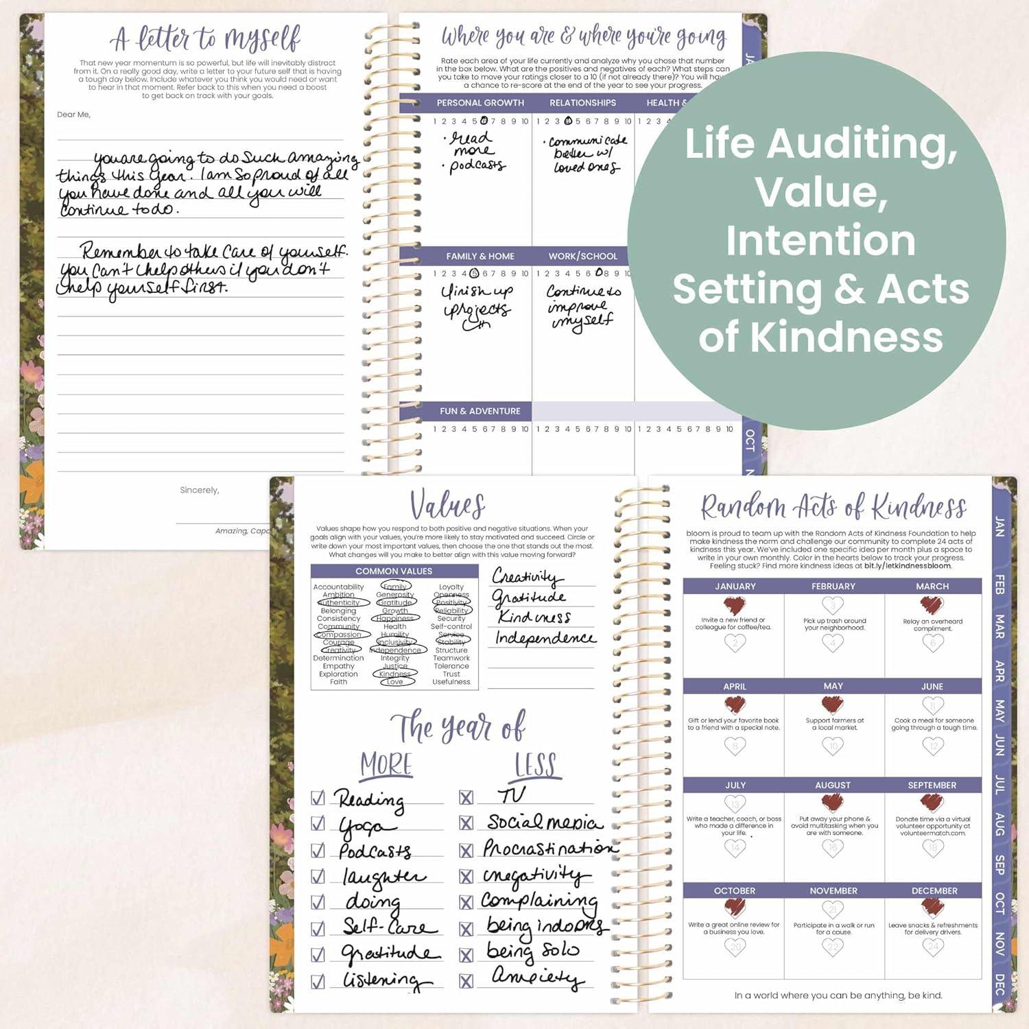 image:imagebloom daily planners 2026 Pocket Planner 4 x 6 January 2026 December 2026 MINI WeeklyMonthly Agenda Organizer amp Calendar Book Wildflower MountainsideWildflower Mountainside