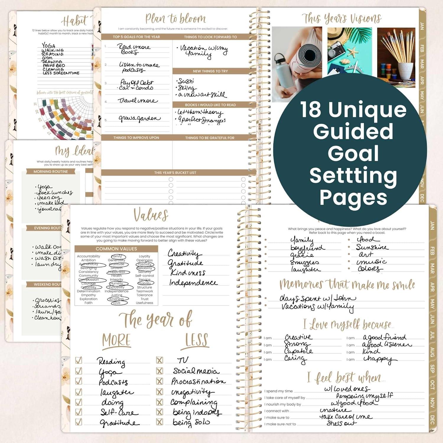 image:imagebloom daily planners 2026 Pocket Planner 4 x 6 January 2026 December 2026 MINI WeeklyMonthly Agenda Organizer amp Calendar Book Wildflower MountainsideButterfly Garden