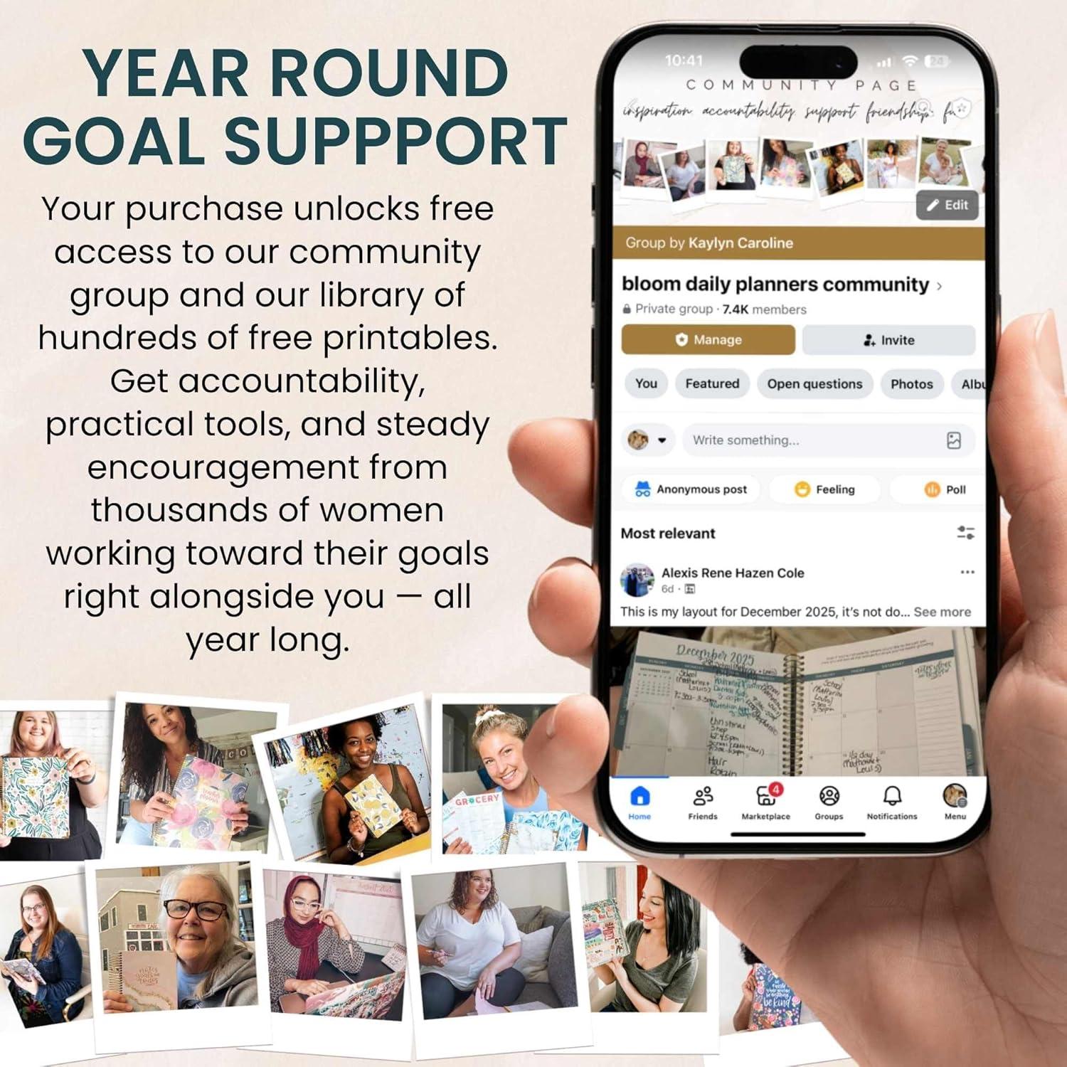 image:imagebloom daily planners 2026 Pocket Planner 4 x 6 January 2026 December 2026 MINI WeeklyMonthly Agenda Organizer amp Calendar Book Wildflower MountainsideGreen Eucalyptus