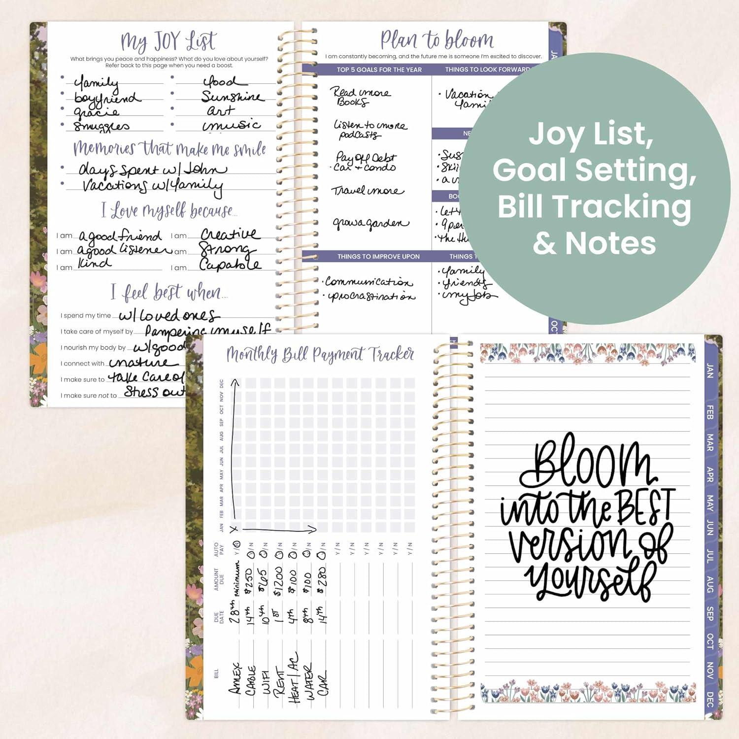 image:imagebloom daily planners 2026 Pocket Planner 4 x 6 January 2026 December 2026 MINI WeeklyMonthly Agenda Organizer amp Calendar Book Wildflower MountainsideWildflower Mountainside