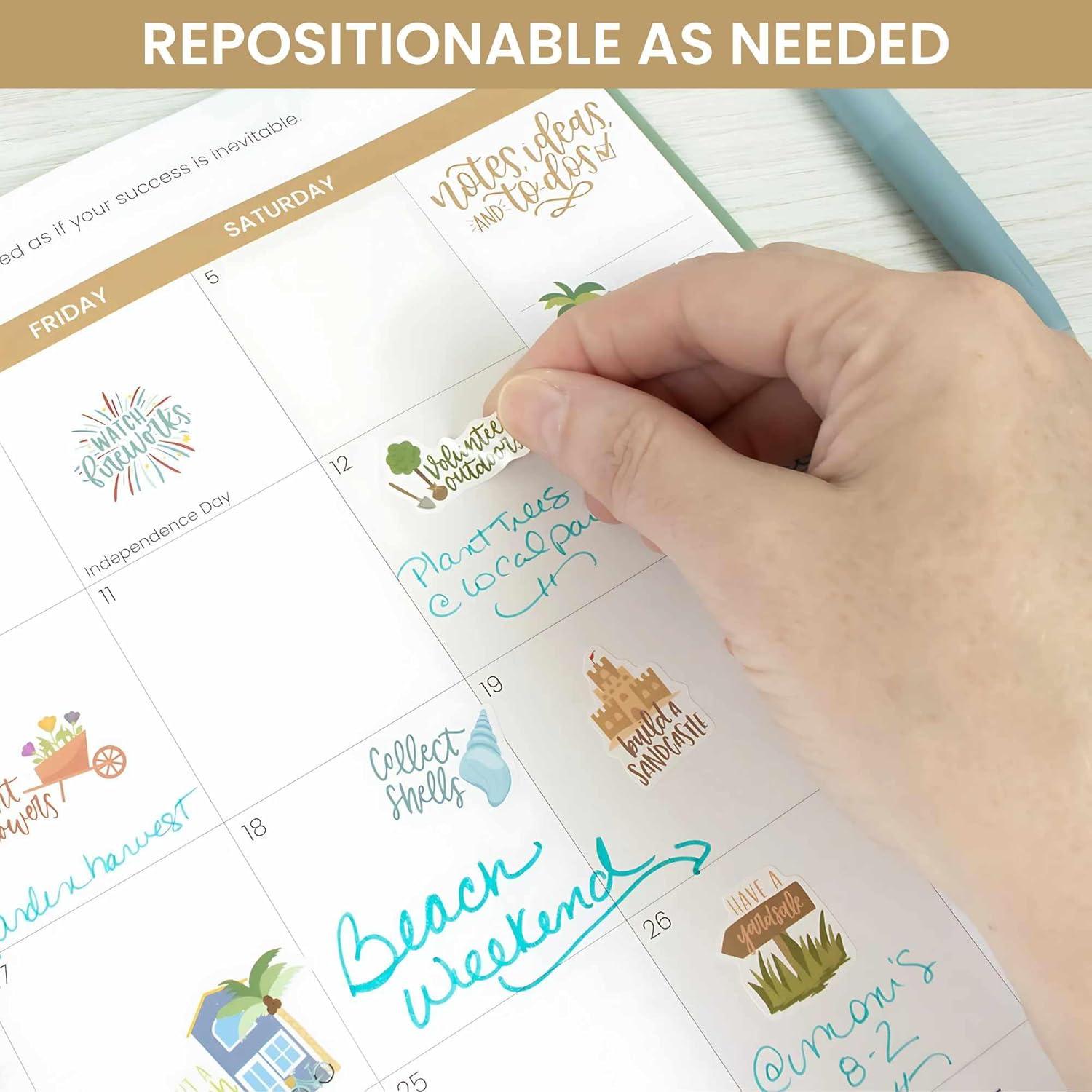 image:imagebloom daily planners Seasonal Bucket List Planner Stickers Spring Summer Fall Winter Activity Goals for Adults 8 Sheets 275 Illustrations Adventure Icons for Planning or ScrapbookingSeasonal Bucket Lists
