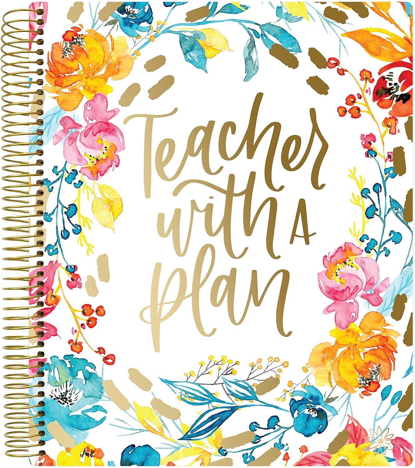 image:imagebloom daily planners Teacher Planner amp Sticker Pack Bundle Undated Academic Planner amp Organizer School Themed Sticker Pack Planning Set for Educators Homeschool