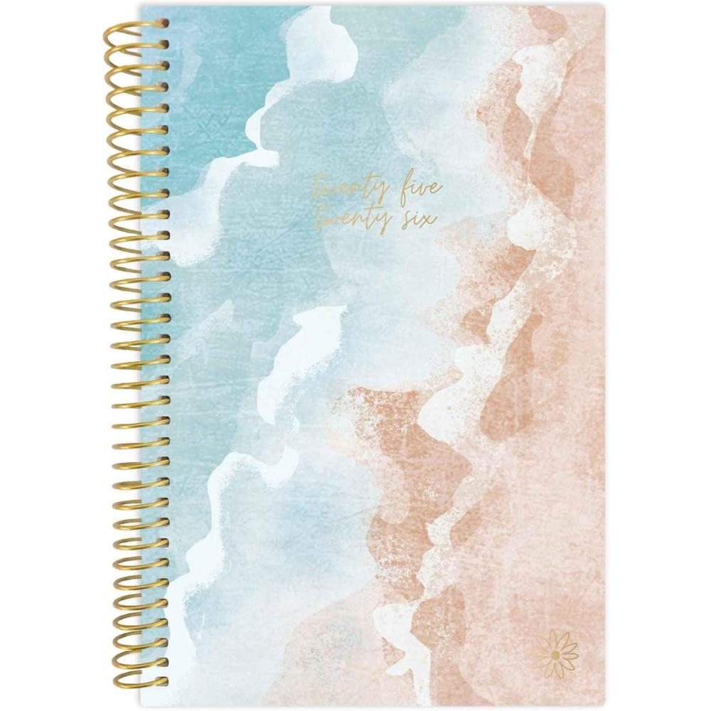 image:imagebloom daily planners 20252026 Academic Year Pocket Planner July 2025 July 2026 4 x 6 MINI Weekly Monthly Agenda Organizer amp Calendar Book Ocean Oasis