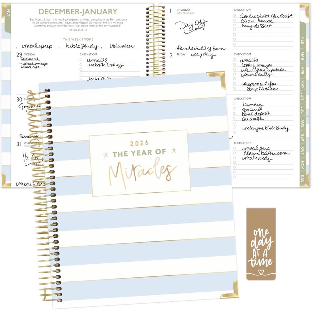 image:imagebloom daily planners x Cleerely Stated 2026 Planner January 2026 December 2026 Hardcover Calendar Year Organizer Religious Faith Based MonthlyWeekly Christian Agenda Book 7 x 9