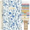 Blue & White Floral