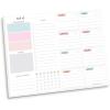 Horizontal Weekly To-Do List - Pastel