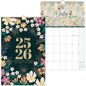 image:imagebloom daily planners 20252026 Academic Year Monthly Hanging Wall Calendar July 2025 through July 2026  Large 11 x 17  Seasonal
