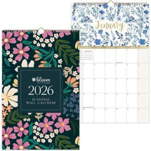 image:imagebloom daily planners 2026 Calendar Year Monthly Hanging Wall Calendar January through December 2026  Large 11 x 17  SeasonalSeasonal