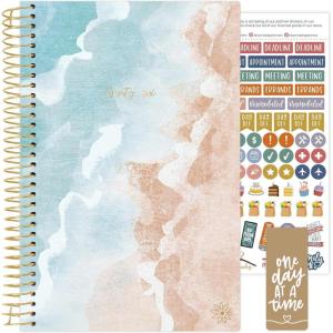 image:imagebloom daily planners 2026 Planner January  December Calendar Year Organizer  55 x 825  Weekly amp Monthly Agenda Book with Stickers amp Bookmark  Mystical MountainsOcean Oasis