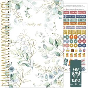 image:imagebloom daily planners 2026 Pocket Planner  4 x 6  January 2026  December 2026  MINI WeeklyMonthly Agenda Organizer amp Calendar Book  Wildflower MountainsideWhite Eucalyptus
