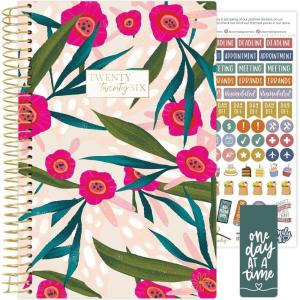 image:imagebloom daily planners 2026 Pocket Planner  4 x 6  January 2026  December 2026  MINI WeeklyMonthly Agenda Organizer amp Calendar Book  Wildflower MountainsidePink Poppies
