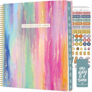 image:imagebloom daily planners 20262027 85 x 11 Academic Year Day Planner July 2026  July 2027  13 Months Weekly amp Monthly Agenda Organizer with Stickers amp Tabs  Seaside WhimsyCreating a Life I Love 202627