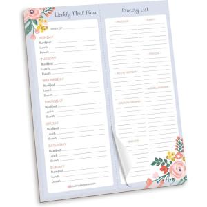 image:imagebloom daily planners 85 x 11 Double Sided Meeting Pad  Topics Takeaways Action Items amp FollowUps  Undated Meeting Notes Agenda OrganizerWeekly Meal  Grocery