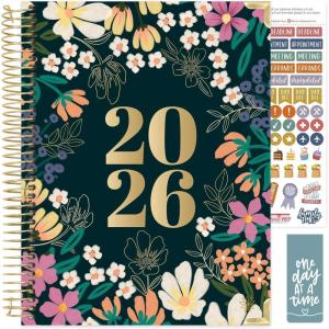 image:imagebloom daily planners HARDCOVER 2026 Planner January to December  85 x 11 Weekly amp Monthly Dated Agenda Organizer Book with Stickers amp Tabs  Spread Kindness Like WildflowersBlooming Wildly
