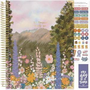 image:imagebloom daily planners HARDCOVER 2026 Planner January to December  85 x 11 Weekly amp Monthly Dated Agenda Organizer Book with Stickers amp Tabs  Spread Kindness Like WildflowersWildflower Mountainside