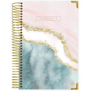 image:imagebloom daily planners NEW Address Book with Alphabetical Tabs  Hardcover Phone Book Organizer for Telephone Numbers Passwords Birthdays amp Anniversaries 6 x 825  Vintage FloralDaydream Believer
