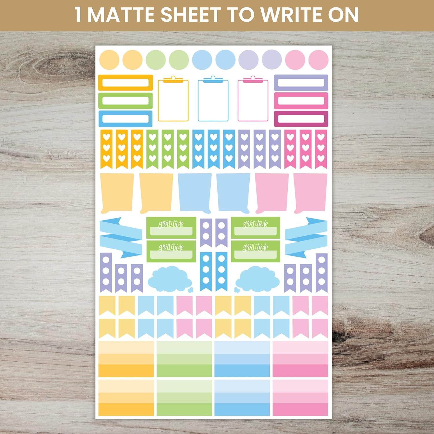 image:imageBloom Daily Planners Productivity Stickers Variety Sticker Pack Six Sticker Sheets Per PackClassic Sticker Pack V3