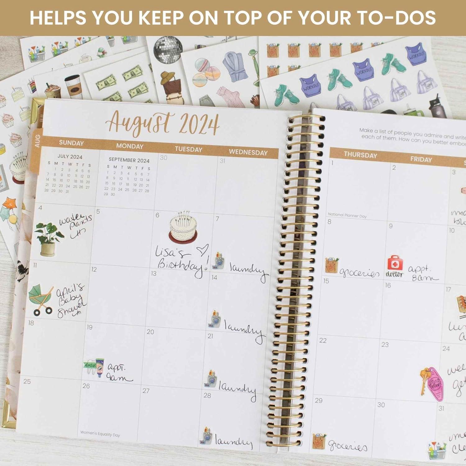 image:imageBloom Daily Planners Productivity Stickers Variety Sticker Pack Six Sticker Sheets Per PackEveryday Essentials Sticker Pack