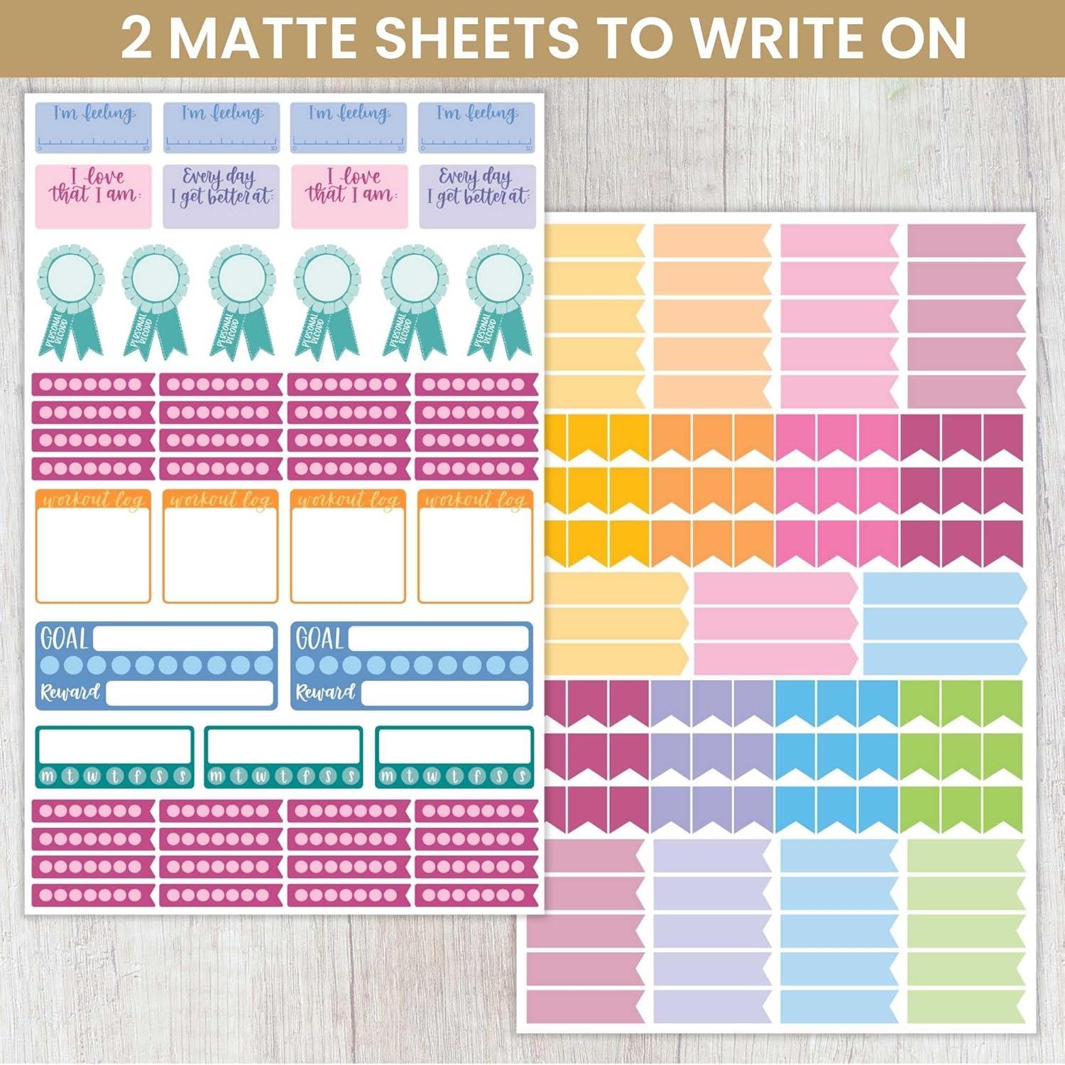 image:imageBloom Daily Planners Productivity Stickers Variety Sticker Pack Six Sticker Sheets Per PackPlanner Sticker Value Pack