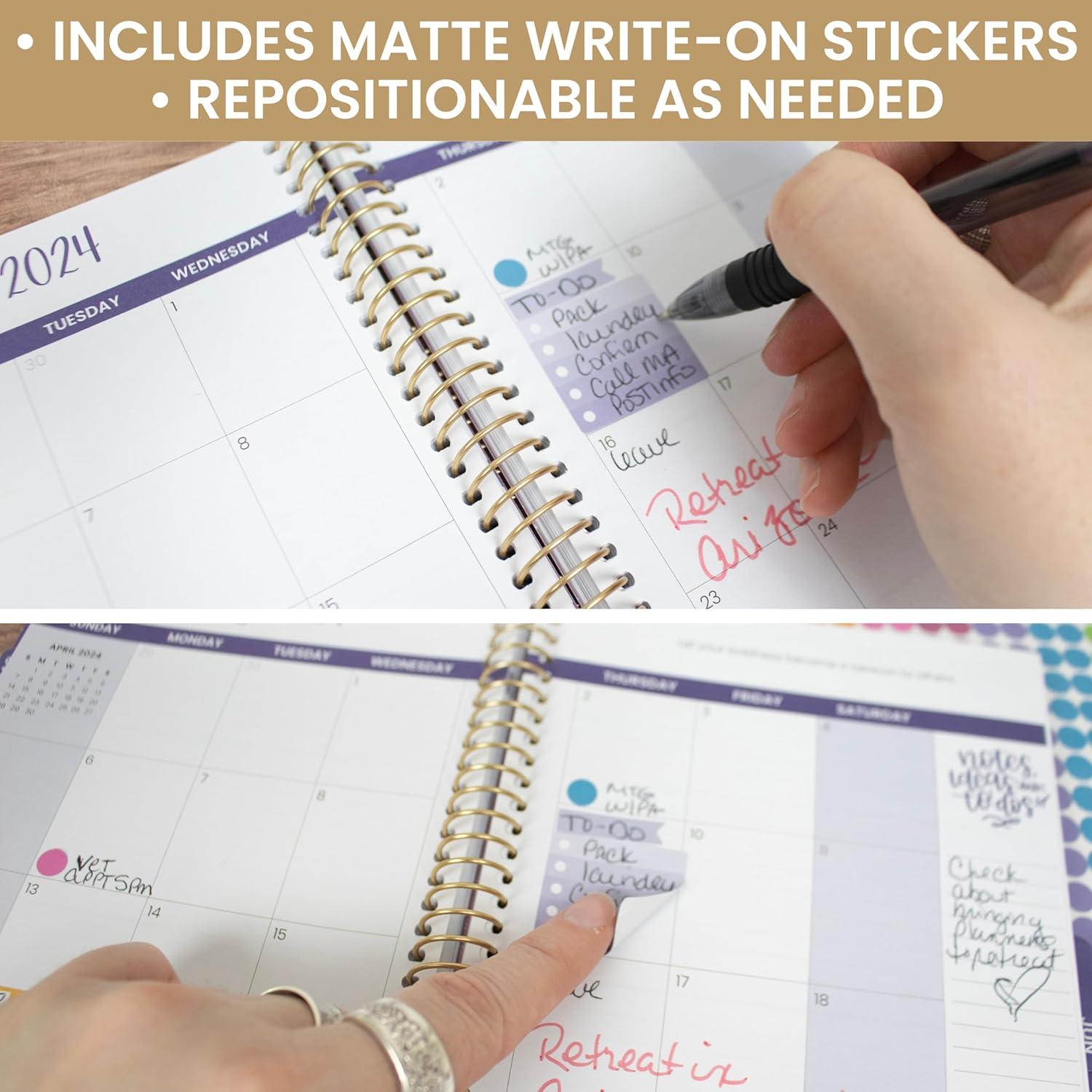 image:imagebloom daily planners Color Coding Planner Stickers Muted Neutrals 14 Minimalist Dot Labels Six Sheets 1000 Stickers Per Pack Sweater WeatherBright