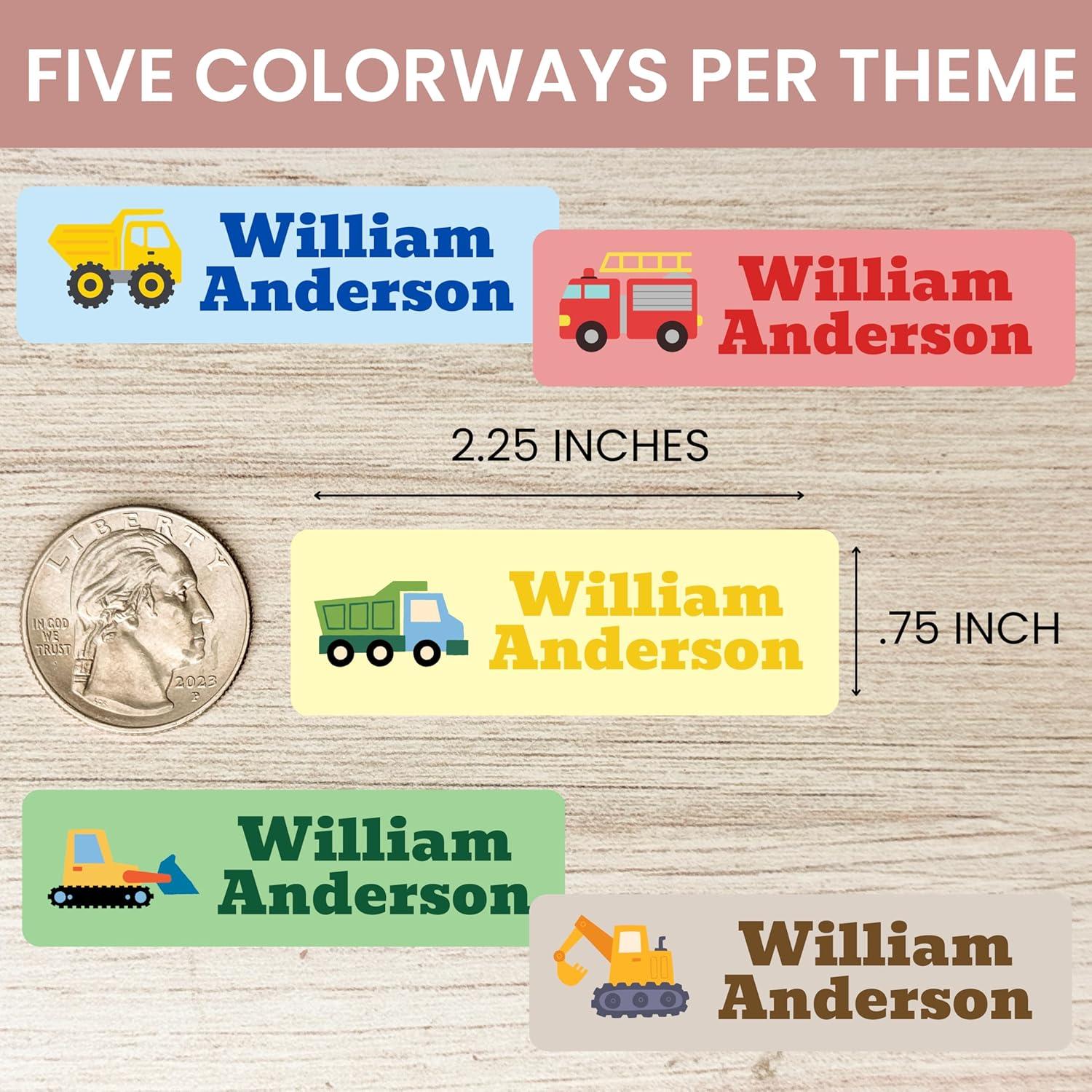 image:imagebloom daily planners Personalized Name Labels for Daycare and School 1 Sheet 30 Stickers Custom Name Stickers for Clothing Tags Water Bottles amp School Supplies Matte Finish BohoTrucks