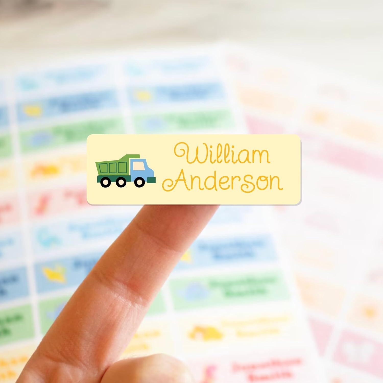 image:imagebloom daily planners Personalized Name Labels for Daycare and School 1 Sheet 30 Stickers Custom Name Stickers for Clothing Tags Water Bottles amp School Supplies Matte Finish BohoTrucks