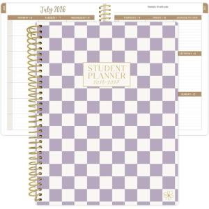 image:imageDaisy by bloom daily planners 20262027 Academic Year Student Planner July 2026  July 2027  Elementary Through Middle School Calendar Agenda Book  7 x 9  CheckeredCheckered