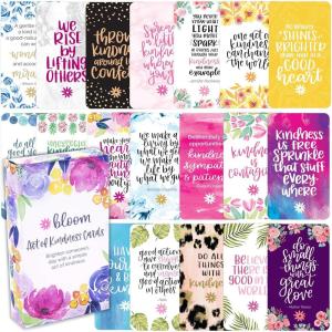image:imagebloom daily planners Act of Kindness Deck  Set of 30 Mini Encouragement Cards with Positive Quotes  Small 2 x 35 Cards  Assorted DesignsAct of Kindness Cards