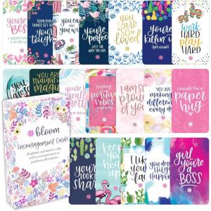 image:imagebloom daily planners Act of Kindness Deck  Set of 30 Mini Encouragement Cards with Positive Quotes  Small 2 x 35 Cards  Assorted DesignsEncouragement Cards